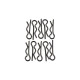 Body Clip 6mm Black (4) by Axial SRP $5.59