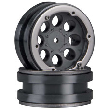 AX8087 8-Hole 1.9 Beadlock Wheel Black (2) by Axial AX8087 8-Hole 1.9 Beadlock Wheel Black (2) by Axial