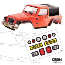 1/10 Crawler Body WB 300mm Width 200mm by Team C SRP $68.79 1/10 Crawler Body WB 300mm Width 200mm by Team C SRP $68.79