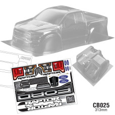 1/10 Crawler Body Ford F-150 Raptor,WB 313mm Width 210mm by Team C SRP $83.08 1/10 Crawler Body Ford F-150 Raptor,WB 313mm Width 210mm by Team C SRP $83.08