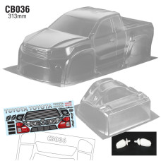 1/10 Toyota Hilux Crawler Body WB 313mm Width 210mm by Team C SRP $97.36 1/10 Toyota Hilux Crawler Body WB 313mm Width 210mm by Team C SRP $97.36