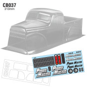 1/10 Power Master Crawler Body Clear, 313mm WB, 145mm Wide SRP $88.11