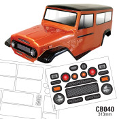 1/10 Crawler Body WB 313mm Width 220mm SRP $83.08 1/10 Crawler Body WB 313mm Width 220mm SRP $83.08