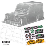 1/10 Landrover Defender Crawler Body WB 300mm Width 210mm by Team C SRP $68.79