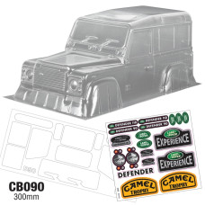 1/10 Landrover Defender Crawler Body WB 300mm Width 210mm by Team C SRP $68.79