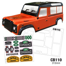 1/10 Landrover Defender Crawler Body WB 313mm Width 210mm by Team C SRP $83.08