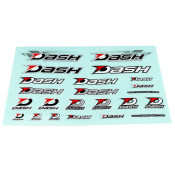 Dash Decal ( 70 X 70 mm) Black / White / Silver Dash Decal ( 70 X 70 mm) Black / White / Silver