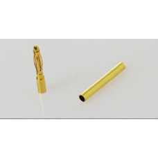 Dual Sky DB2 SET Motor Bullet Plug Male/Female (3 pairs w/ shrink tube), D = 2.3mm SRP $1.99