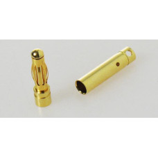 Dual Sky DB4 SET Motor Bullet Plug Male/Female (3 pairs w/ shrink tube), D = 4.0mm SRP $7.95