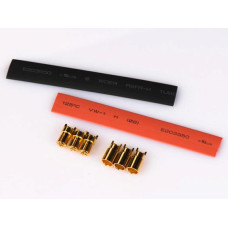 Dual Sky DB6 SET Motor Bullet Plug Male/Female (3 pairs w/ shrink tube), D = 6.0mm SRP $10.67