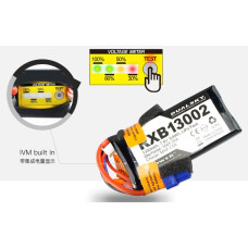 Dual Sky RXB13002 1300mah 2S 7.4v 20C LiPo Receiver RX Battery with Servo Connector and XT60 73g 70x33x14mm With Battery Percentage Indicator (IMV) SRP $40.78 Dual Sky RXB13002 1300mah 2S 7.4v 20C LiPo Receiver RX Battery with Servo Connector and XT60 73g 70x33x14mm With Battery Percentage Indicator (IMV) SRP $40.78