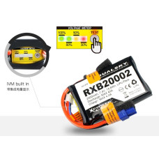 Dual Sky RXB20002 2000mah 2S 7.4v 20C LiPo Receiver RX Battery with Servo and XT60 Connector 103g 67x43x17.5mm With Battery Percentage Indicator (IMV) SRP $53.87 Dual Sky RXB20002 2000mah 2S 7.4v 20C LiPo Receiver RX Battery with Servo and XT60 Connector 103g 67x43x17.5mm With Battery Percentage Indicator (IMV) SRP $53.87