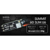 Dual Sky SUMMIT 60 SLIM U6 60Amp 2-6S Lipo Brushless ESC, 6V 5Amp UBEC Slim Glider ESC F5J 34g With Wire 57x17x7.1mm SRP $133.92 Dual Sky SUMMIT 60 SLIM U6 60Amp 2-6S Lipo Brushless ESC, 6V 5Amp UBEC Slim Glider ESC F5J 34g With Wire 57x17x7.1mm SRP $133.92