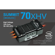 Dual Sky SUMMIT 70XHV 70Amp 5-14S Brushless Aircraft ESC SRP $386.20 Dual Sky SUMMIT 70XHV 70Amp 5-14S Brushless Aircraft ESC SRP $386.20