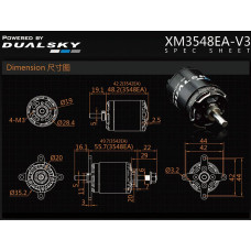 Dual Sky XM3548EA-10 V3 740kv 800w 32E Brushless Outrunner XMotor 177g 12x7 to 16x6E Prop Replaces 0.25 -.32 Glow Engine SRP $200.05 Dual Sky XM3548EA-10 V3 740kv 800w 32E Brushless Outrunner XMotor 177g 12x7 to 16x6E Prop Replaces 0.25 -.32 Glow Engine SRP $200.05