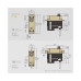 Dual Sky T8 Thin Coreless Programable HV Metal Gear Servo, 1kg 0.18sec @ 3.3v - 3kg 0.08sec @ 8.4v 10g 23.53x8x22.3mm 15T Spline SRP $107.55