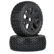 Thrasher Off-Road 1:8 Buggy Tires Mounted on Black Ripper 17mm Wheels (2) for Front or Rear by Duratrax SRP $79.80 Thrasher Off-Road 1:8 Buggy Tires Mounted on Black Ripper 17mm Wheels (2) for Front or Rear by Duratrax SRP $79.80