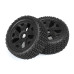 Thrasher Off-Road 1:8 Buggy Tires Mounted on Black Ripper 17mm Wheels (2) for Front or Rear by Duratrax SRP $79.80 Thrasher Off-Road 1:8 Buggy Tires Mounted on Black Ripper 17mm Wheels (2) for Front or Rear by Duratrax SRP $79.80