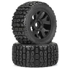 1/6 Brutus F/R 5.7" Monster Truck Tires MTD 24mm Black Ripper (2) by Duratrax SRP $154.37 1/6 Brutus F/R 5.7" Monster Truck Tires MTD 24mm Black Ripper (2) by Duratrax SRP $154.37