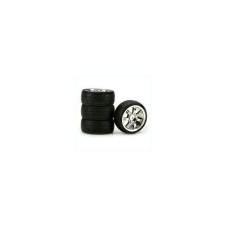 7-Spoke Chrome 2mm Off-Set, ST Radial (4) by Duratrax SRP $55.56 7-Spoke Chrome 2mm Off-Set, ST Radial (4) by Duratrax SRP $55.56