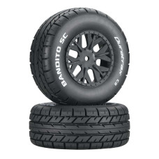 Bandito SC Tire C2 Mounted SC10 4x4, +3mm offset, 12mm hex (2) by Duratrax SRP $66.46 Bandito SC Tire C2 Mounted SC10 4x4, +3mm offset, 12mm hex (2) by Duratrax SRP $66.46