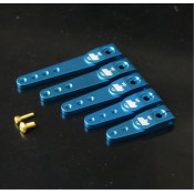 SA-2.0 Blue, 25T, CNC Alloy 2 Inch (50.8mm) half/single servo arm/horn by Dual Sky SRP $24.08