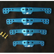 SA-4.0 Blue, 25T, CNC Alloy 4 Inch (101.6mm) Double/Full servo arm/horn by Dual Sky SRP $32.78