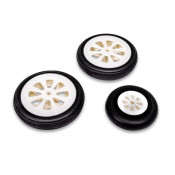 Wheel Set Mains 60mm, Nose Wheel 44mm; Habu 80 by Eflite SRP $27.17 Wheel Set Mains 60mm, Nose Wheel 44mm; Habu 80 by Eflite SRP $27.17