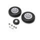 Soft Wheel Set, 93mm diameter: P-51 Mustang 1.5m by Eflite SRP $58.31