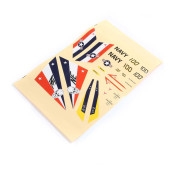 Decal Set: F-14 Tomcat 40mm Twin by Eflite SRP $21.08 Decal Set: F-14 Tomcat 40mm Twin by Eflite SRP $21.08
