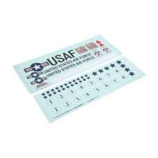 Decal Set: F-16 Thunderbird 70mm EDF Decal Set: F-16 Thunderbird 70mm EDF