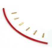 Gold Bullet Connector Set, 2mm (3) by Eflite SRP $10.49 Gold Bullet Connector Set, 2mm (3) by Eflite SRP $10.49
