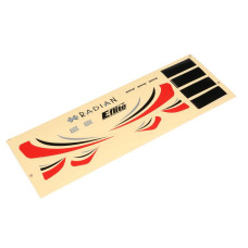 Decal Sheet: UMX Radian, Red by Eflite SRP $20.6 Decal Sheet: UMX Radian, Red by Eflite SRP $20.6
