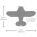 UMX Gee Bee R-2 510mm BNF Basic with AS3X and SAFE Select by Eflite With Gens Ace 300mAh 3S 11.1v 45C Lipo Battery JST Plug Combo UMX Gee Bee R-2 510mm BNF Basic with AS3X and SAFE Select by Eflite With Gens Ace 300mAh 3S 11.1v 45C Lipo Battery JST Plug Combo