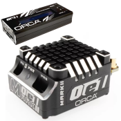 OE1 MK2 PRO ESC, Built In Capacitor, Reverse Polarity Protection, Factory Pre Wired by ORCA with 175mm 13awg wire With Program Card Combo OE1 MK2 PRO ESC, Built In Capacitor, Reverse Polarity Protection, Factory Pre Wired by ORCA with 175mm 13awg wire With Program Card Combo
