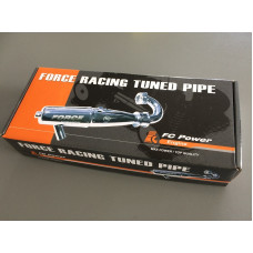Force .21 Tuned Pipe mid-high end, Polished Alloy EFRA2194