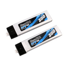 Gens Ace 200mAh 3.7V 45C 1S1P Lipo Battery x2pcs 45x12x5.8mm SRP $23.44 Gens Ace 200mAh 3.7V 45C 1S1P Lipo Battery x2pcs 45x12x5.8mm SRP $23.44