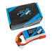 UMX Gee Bee R-2 510mm BNF Basic with AS3X and SAFE Select by Eflite With Gens Ace 300mAh 3S 11.1v 45C Lipo Battery JST Plug Combo