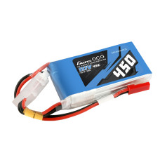 Gens ace 450mAh 11.1V 45C 3S1P Lipo Battery Pack 56.28 x 30.22 x 15.17mm 46.9g with JST Plug SRP $33.91 Gens ace 450mAh 11.1V 45C 3S1P Lipo Battery Pack 56.28 x 30.22 x 15.17mm 46.9g with JST Plug SRP $33.91