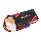 Gens Ace 850mAh 7.4V 2S1P 60C Lipo Battery Pack with EC2 Plug 57g 58x32x20.8mm Fits LOSI 1/16 Mini B, Mini JRX2, 1/18 Mini T 2.0, Mini LMT UTB18 with plug change SRP $43.47