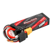 Gens Ace 1100mAh 3S 11.1v 60C Hardcase Lipo Battery with EC3 Plug 92.8z31.8z17.6mm 107g suits Grom SRP $40.52