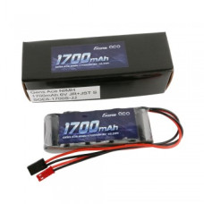 Gens Ace 6.0V 1700mAh 2/3A x 5 NiMh Flat RX Battery Pack with Dual JR-JST Plug 125g SRP $29.27 Gens Ace 6.0V 1700mAh 2/3A x 5 NiMh Flat RX Battery Pack with Dual JR-JST Plug 125g SRP $29.27