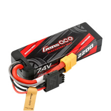 Gens Ace 2200mAh 2S 7.4V 60C Hardcase Lipo Battery with EC3 Plug 92.8x31.8x17.6mm 107g Suit 1/18 and 1/16 Cars SRP $59.68 Gens Ace 2200mAh 2S 7.4V 60C Hardcase Lipo Battery with EC3 Plug 92.8x31.8x17.6mm 107g Suit 1/18 and 1/16 Cars SRP $59.68