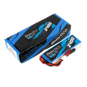 Gens Ace 2400mAh 2S 7.4v RX Lipo Battery 88x29x17mm 94g Universal Servo Plug 3P Futaba & XH BALANCE PLUG Suit 1/8th Buggy RX Box SRP $50.39