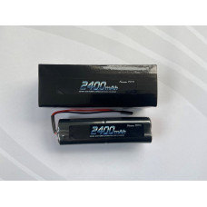 Gens Ace 9.6V 2400mah TX Rectangle Battery Pack w/Futaba Plug, 100mm Long Lead 240g SRP $52.18