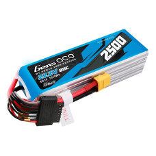 Gens Ace 2500mAh 6S 22.2v 80C Lipo Battery With XT60 Plug 133x44x36mm 408g SRP $158.42 Gens Ace 2500mAh 6S 22.2v 80C Lipo Battery With XT60 Plug 133x44x36mm 408g SRP $158.42