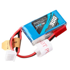 Gens Ace 300mAh 2S 7.4v 45C Lipo Battery with JST Plug and XH Balance 40x20x12mm 18g SRP $24.84