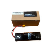 Gens Ace 8.4V 3000mAh NiMh Hump Battery pack With Quality 14Awg Silicone Wire & XT60 Plug 495g SRP $62.31