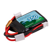 Gens Ace Adventure 350mAh 2S 7.4v 30C Lipo Battery For LOSI Micro B and Micro T, SCX24 35x26x10.5mm 17g PH2.0 Plug SPMX-1090 SRP $33.05