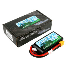 Gens Ace Adventure HV Shorty 4300mAh 3S1P 11.4V 60C Lipo Battery with XT60 Plug 90x42x30mm 244g SRP $115.36